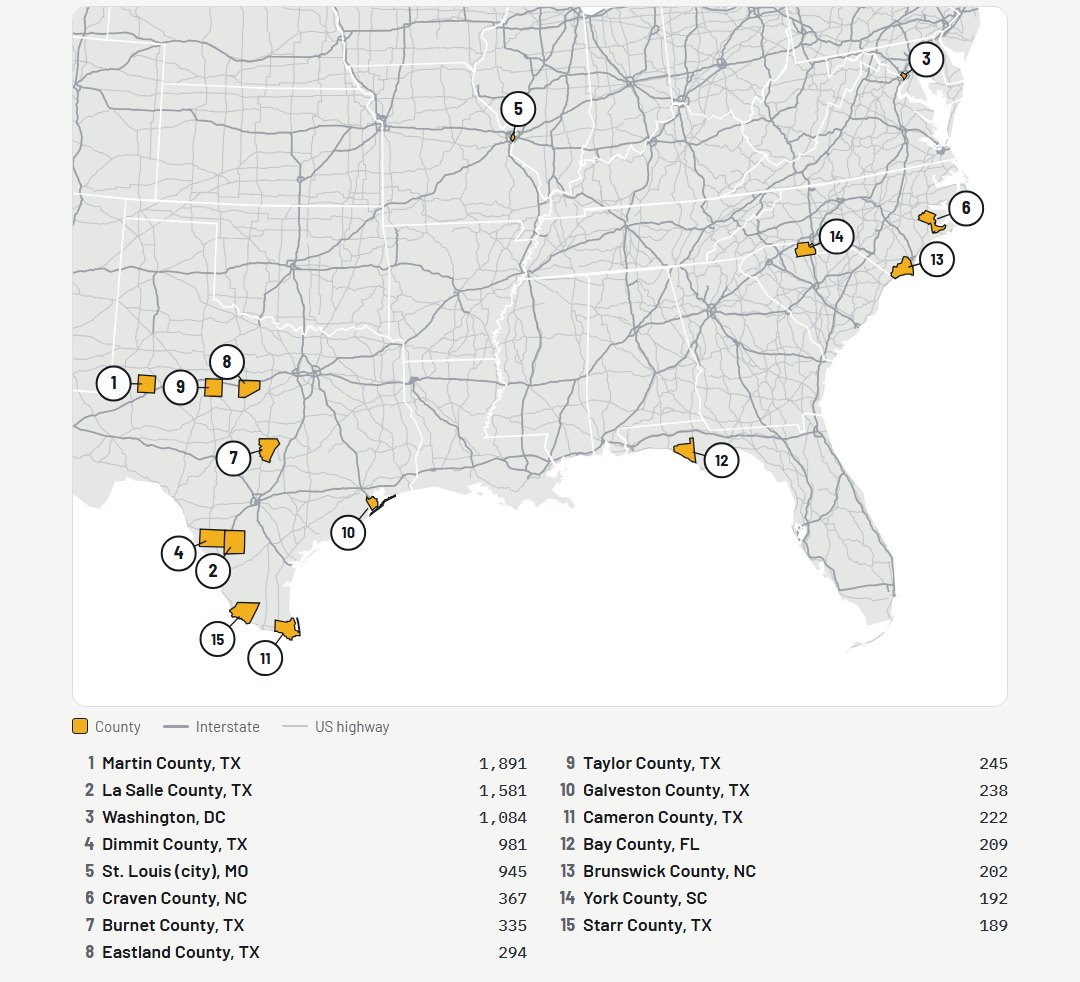 Map: You're not from around here, are you?
